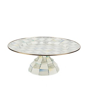 طبق تقديم مسطح مع قاعدة من مجموعة سترلينغ تشك - حجم كبير